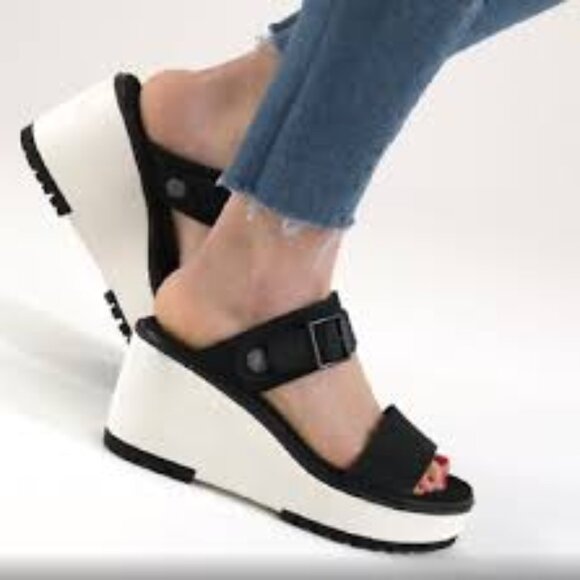 Timberland Koralyn Wedge Sandals convertible to Slides Sz 40 NWoB - Picture 3 of 4